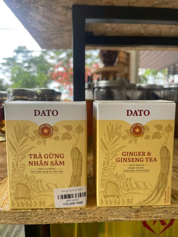 Trà Gừng Nhân Sâm