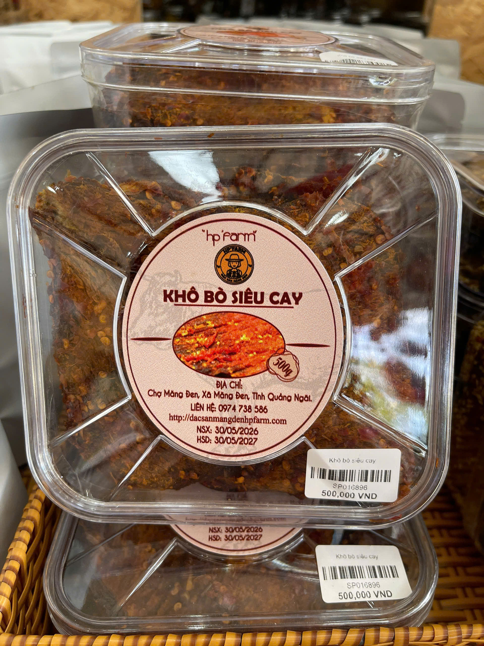 Khô bò siêu cay Khô bò siêu cay