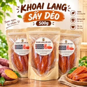 Khoai lang sấy dẻo 500g